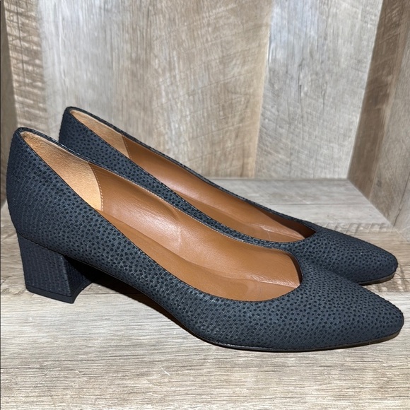 Aquatalia Pasha Block Heel Pumps - Picture 1 of 10